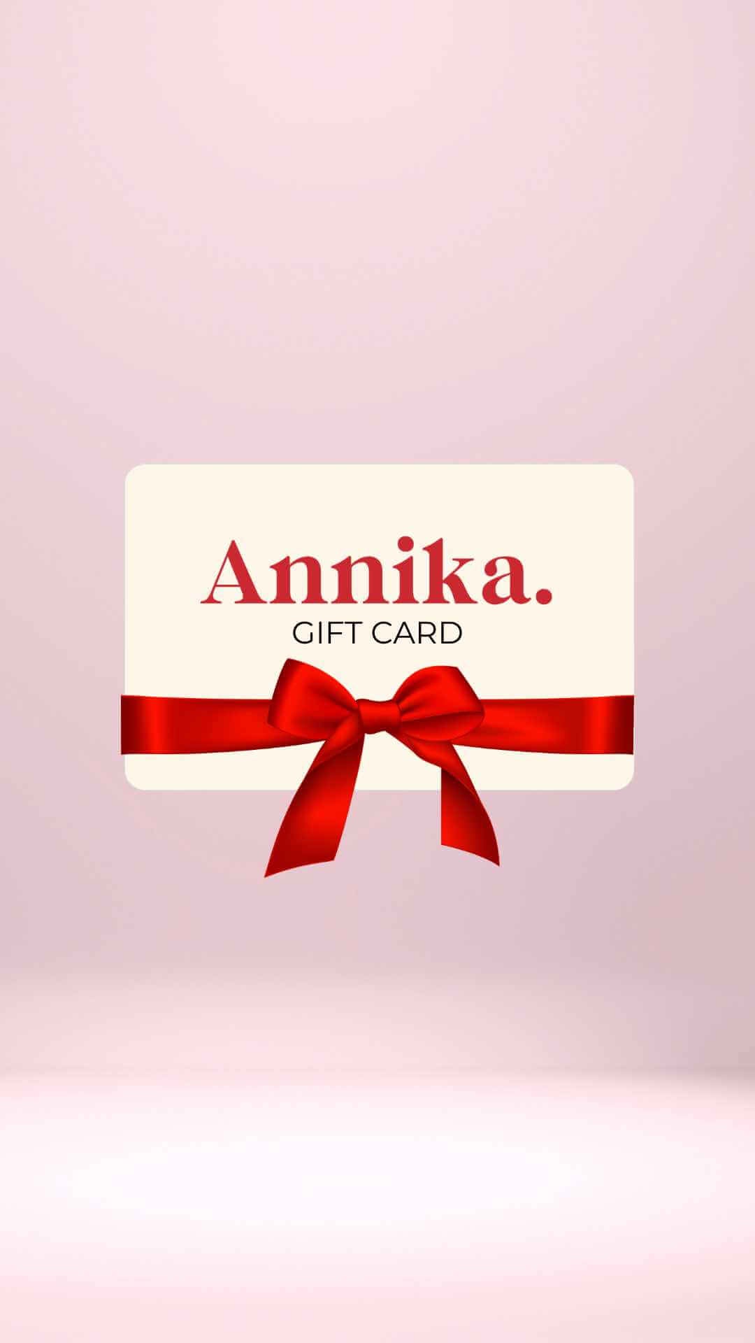 Gift card - Annika.