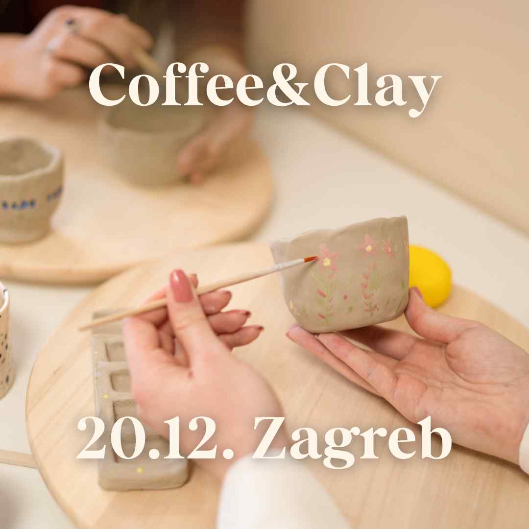 Radionica Coffee&Clay - ZAGREB 20.12. Subota
