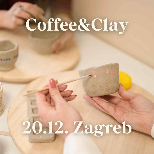 Radionica Coffee&Clay - ZAGREB 20.12. Subota