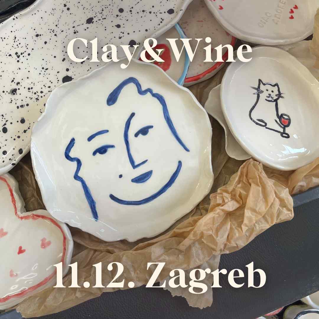Radionica Clay&Wine - ZAGREB 11.12. Četvrtak