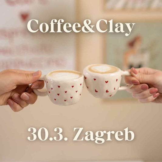 Radionica Coffee&Clay - ZAGREB 30.3. Nedjelja
