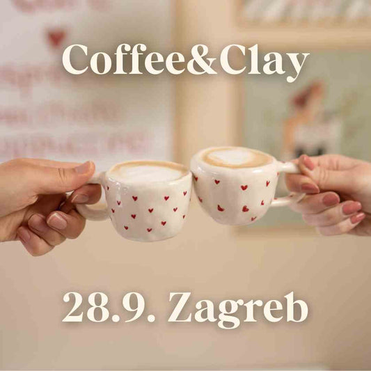 Radionica Coffee&Clay - ZAGREB 28.9. Nedjelja