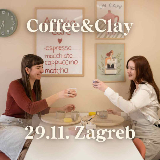 Radionica Coffee&Clay - ZAGREB 29.11. Subota