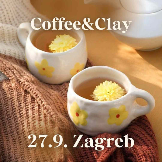 Radionica Coffee&Clay - ZAGREB 27.9. Subota