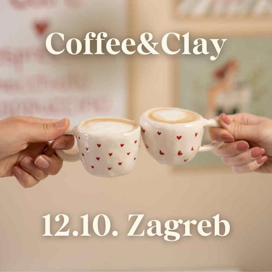 Radionica Coffee&Clay - ZAGREB 12.10. Nedjelja