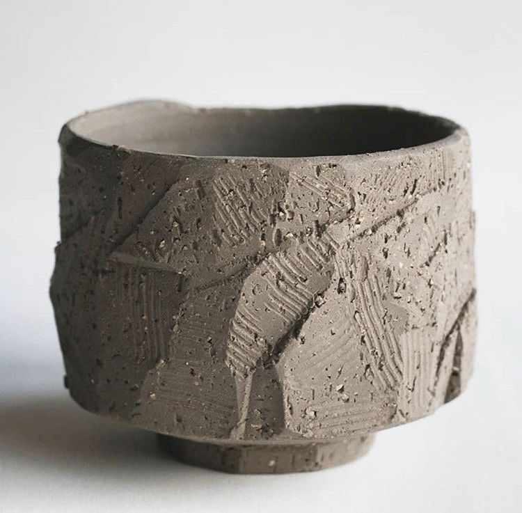 Kurinuki radionica - set šalica od crne gline - ZAGREB