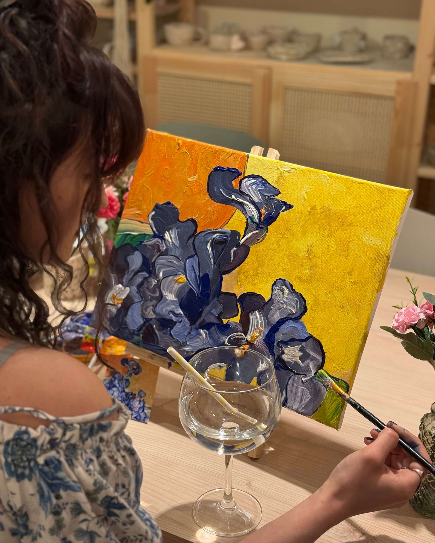 Paint & Wine - Van Gogh style - radionica slikanja u Zagrebu