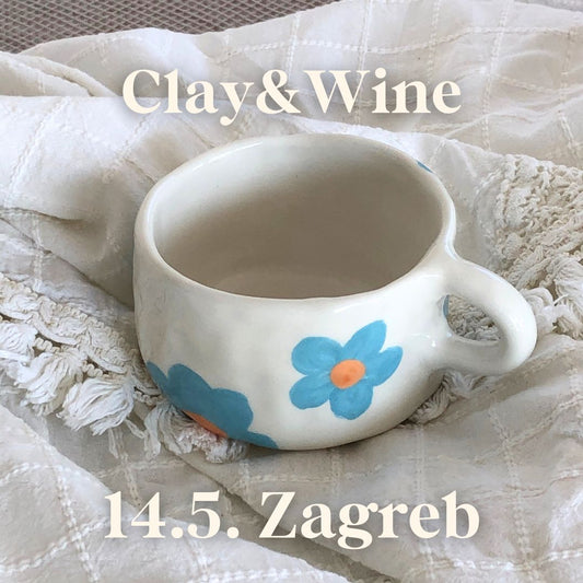 Radionica Clay&Wine - ZAGREB 14.5. Utorak