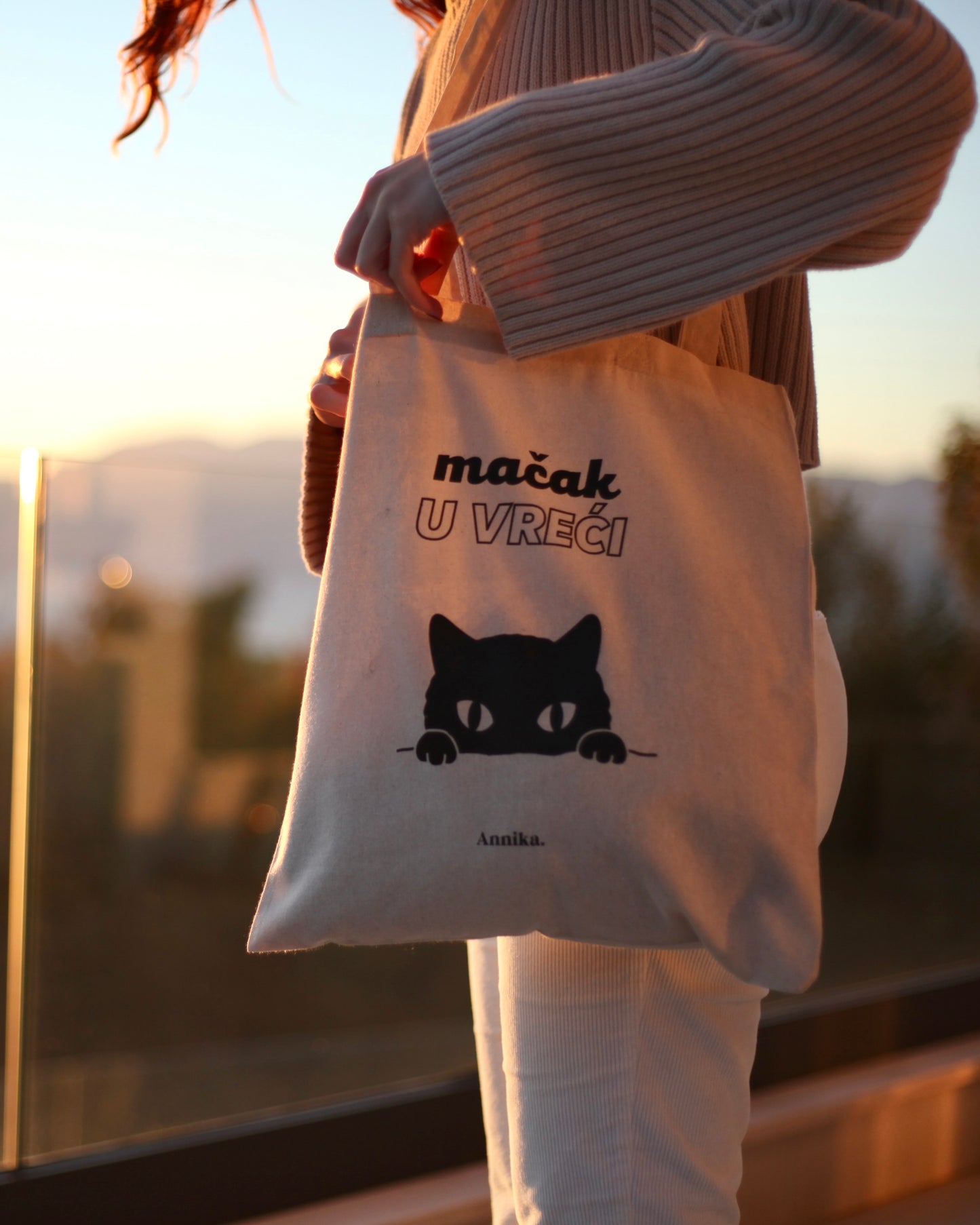 TOTE bag - 'Mačak u vreći'